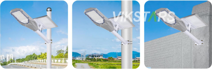 दो में एक सौर स्ट्रीट लाइट 100w 200w 300w 400w एल्यूमीनियम क्लासिक डिजाइन गर्म बिक्री सौर ऊर्जा से चलने वाले लैंप 8