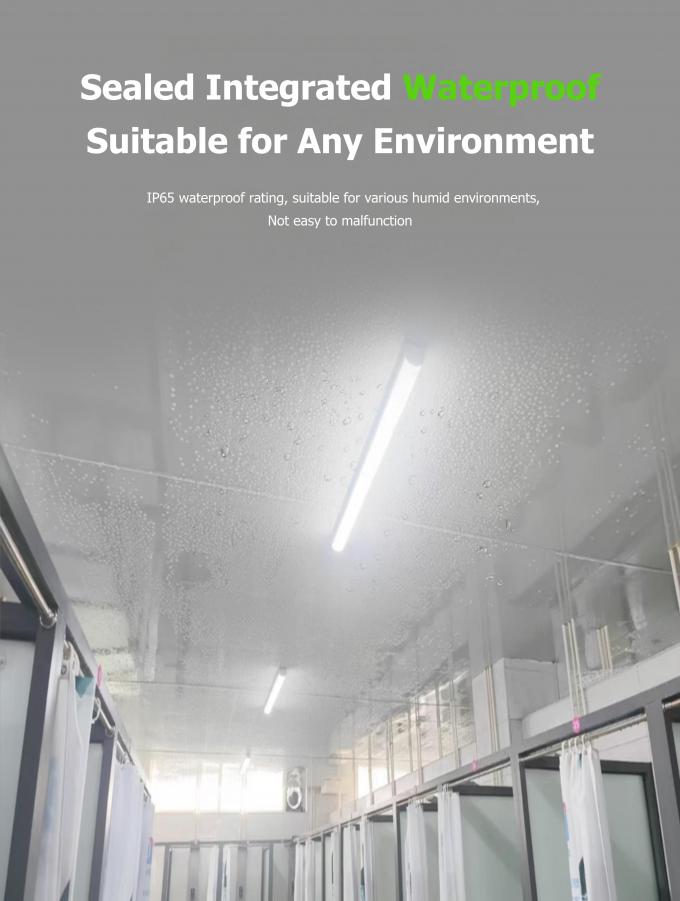 सस्ती कीमत 36W एलईडी रैखिक रोशनी पार्किंग गैरेज के लिए त्रि-प्रूफ ट्यूब जलरोधक 1200 मिमी 1