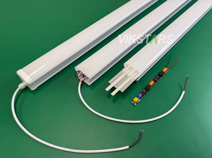 सस्ती कीमत 36W एलईडी रैखिक रोशनी पार्किंग गैरेज के लिए त्रि-प्रूफ ट्यूब जलरोधक 1200 मिमी 11