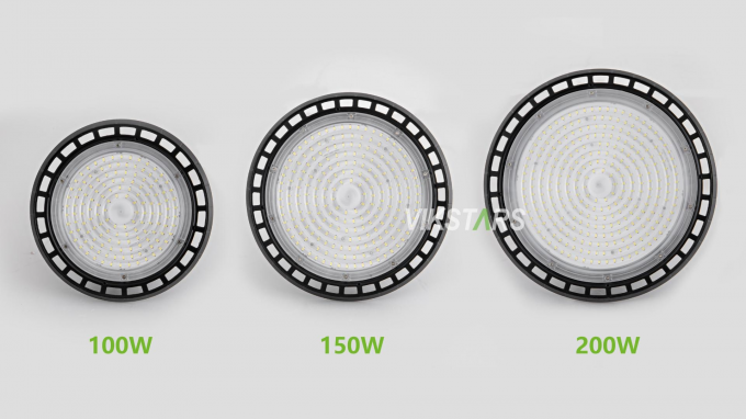 सबसे सस्ती कीमत यूएफओ हाई बे लाइट्स 100W 150W 200W गोदाम कार्यशाला कारखाने के लिए 2