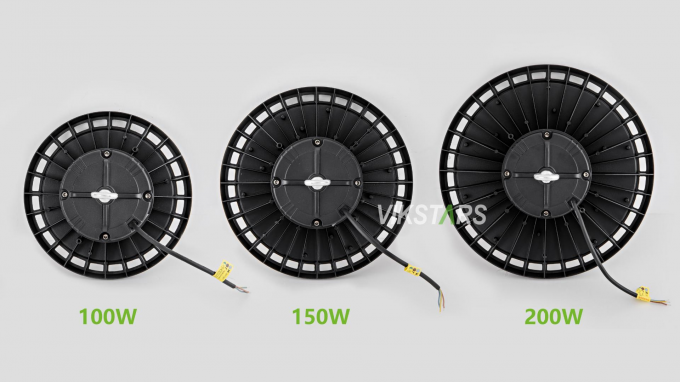 सबसे सस्ती कीमत यूएफओ हाई बे लाइट्स 100W 150W 200W गोदाम कार्यशाला कारखाने के लिए 4