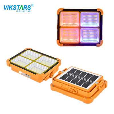 Chargeable Portable 200W Solar Light  IP66 For Outdoor Travel Lighting