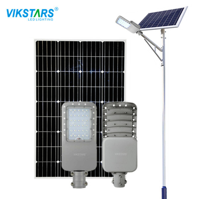 SMD3030 100 वाट सोलर स्ट्रीट लाइट IP65 वाटरप्रूफ आउटडोर 6000K कोल्ड व्हाइट;