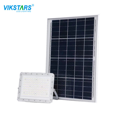 गेट लाइटिंग के लिए लाइट सेंसर और रिमोट कंट्रोल के साथ 300w एलईडी सोलर फ्लड लाइट