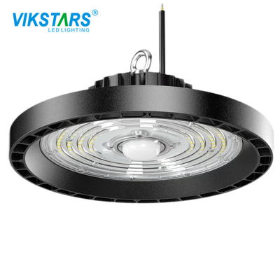 ब्लैक एल्युमिनियम हाउसिंग केस IP65 के साथ मोशन सेंसर UFO हाई बे लाइट 75w