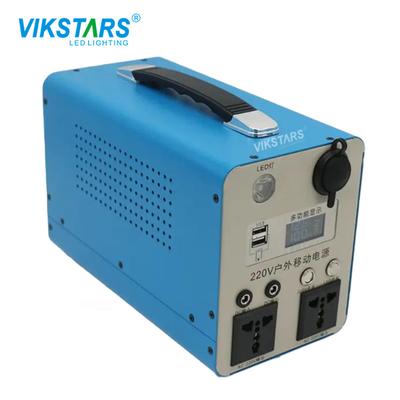 कैम्पिंग चार्जिंग के लिए ब्लू 500w पोर्टेबल पावर सप्लाई होम एनर्जी स्टोरेज सिस्टम