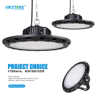 50w UFO हाई बे लाइट फॉर वेयरहाउस 150lm/W 3000 4000 5000k Ip65 वाटरप्रूफ