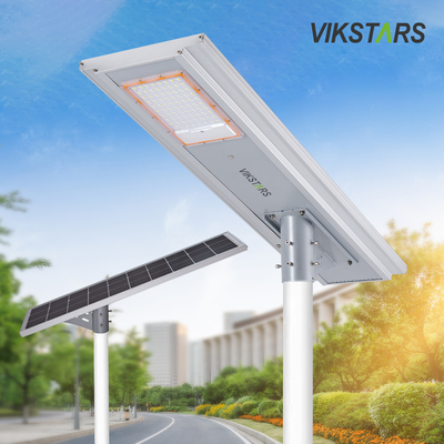 700w 500w एल्यूमीनियम एकीकृत एलईडी सौर स्ट्रीट लाइट्स 8 मीटर 10 मीटर ऊंचाई प्रकाश व्यवस्था के लिए