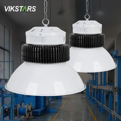 150W 200W एलईडी हाई बे लैंप इनडोर नटोरियम प्रकाश व्यवस्था के लिए सफेद पंख लटकन औद्योगिक प्रकाश व्यवस्था