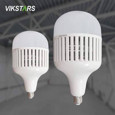गर्म बिक्री 60W 100W एल्यूमीनियम उच्च शक्ति बल्ब E27 आधार के साथ पार्किंग स्थल कारखाने के लिए