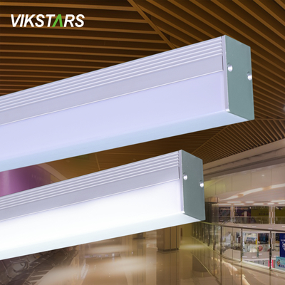36W 3600lm 47in सफेद रैखिक लटकन प्रकाश एलईडी एल्यूमीनियम हीट सिंक