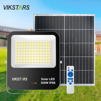 बैटरी प्रतिस्थापन 60W 100W 200W 300W सौर बाढ़ रोशनी कांच कवर के साथ