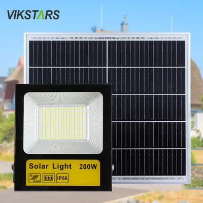सबसे सस्ती कीमत ABS सौर बाढ़ रोशनी 30w 60w 100w 200w यार्ड उद्यान पार्क पथ के लिए