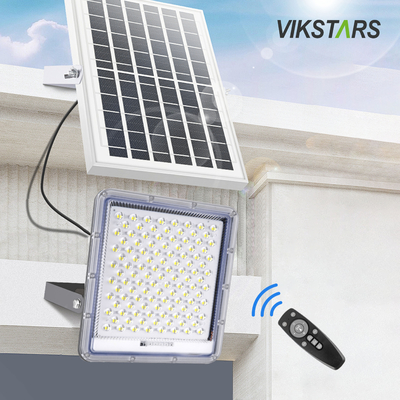 एल्यूमीनियम सौर बाढ़ रोशनी 100w 200w 300w 400w यार्ड गांवों गोदाम के लिए IP66 जलरोधक