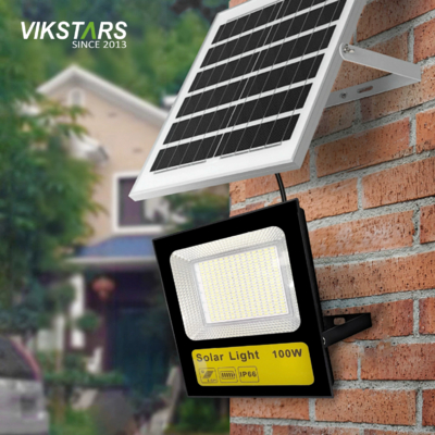 सबसे सस्ती कीमत ABS सौर बाढ़ रोशनी 30w 60w 100w 200w यार्ड उद्यान पार्क पथ के लिए