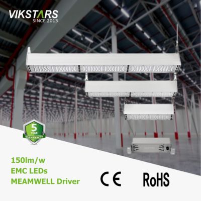 कार्यशाला IP65 औद्योगिक रैखिक हाई बे एलईडी लाइट्स 2ft 150lm / W