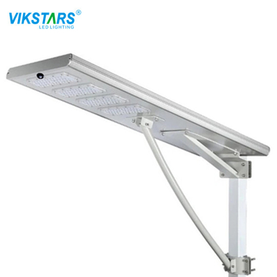 160lm / W इंडक्शन एलईडी सोलर स्ट्रीट लाइट लैंप बैटरी 120deg IP65