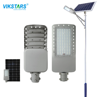 आउटडोर ब्राइट इंडक्शन वाटरप्रूफ सोलर स्ट्रीट लाइट्स 6000lm 30W 3.2V 60AH