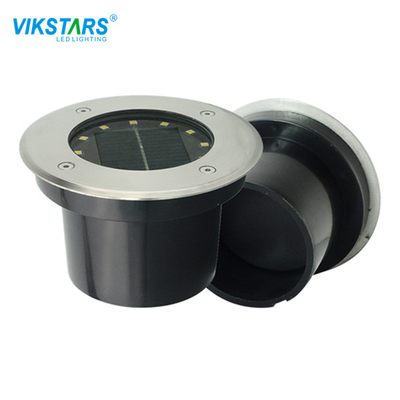 6V / 0.6W सोलर एलईडी अंडरग्राउंड लाइट 300lm से 480lm स्टेनलेस स्टील