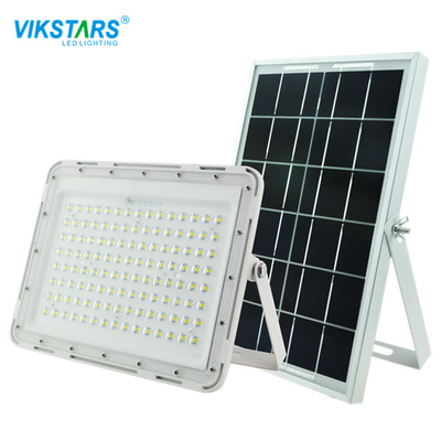 गार्डन बिल्डिंग वॉल के लिए रिमोट कंट्रोल 200W सोलर फ्लड लाइट 6V पैनल