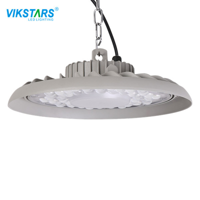 व्हाइट यूएफओ हाई बे लाइट्स एनर्जी एफिशिएंट 200W इंडस्ट्रियल वेयरहाउस लाइटिंग