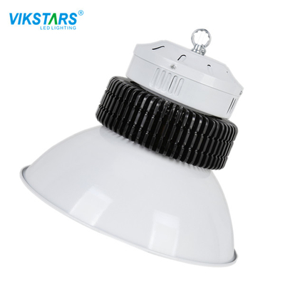 स्टेडियम प्रकाश व्यवस्था के लिए एलईडी हाई बे लाइट 150W एल्यूमिनियम पीसी कवर सामग्री